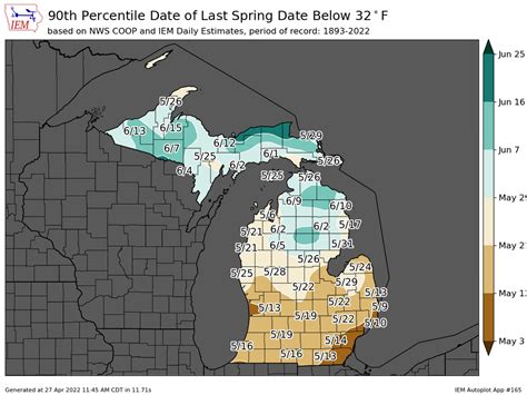 Last frost date grand rapids michigan. This year, the last frost forecast for Detroit is April 27; Grand Rapids, May 14; and Sault Ste. Marie, May 17. What species can survive frost? Certain flowers and vegetables can survive frost ... 