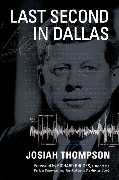 Nick wrote an amazing paper on the head shot to JFK. I couldn't think of a better person to write an in-depth review of Josiah Thompson's new book, Last Second In Dallas. And, I woke up this morning to some very good news - Nick Nalli has done it again! Here is his review of Last Second in Dallas: The Ghost of the Grassy Knoll Gunman. Nick .... 