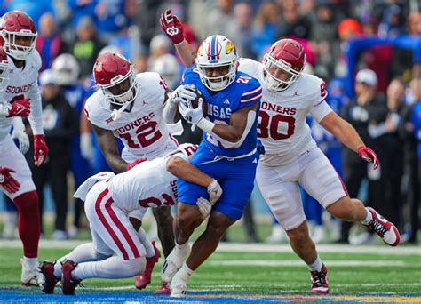 The Sooners have an all-time record of 78-27-6 (.703) against Kansas in football. Moreover, Oklahoma has won the last 16 games against Kansas and scored at least 54 points in the last.... 