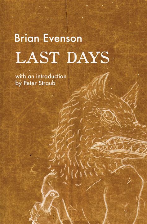 Download Last Days By Brian Evenson