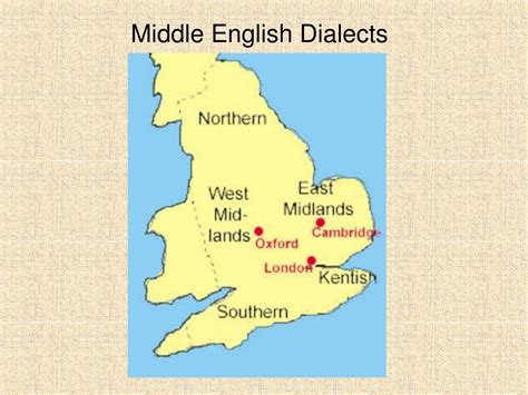 Middle English Pronunciation Middle English is the form of English used in England from roughly the time of the Norman conquest (1066) until about 1500. After the conquest, French largely displaced English as the language of the upper classes and of sophisticated literature. In Chaucer's time this was changing, and in his generation English regained the status it had enjoyed in Anglo-Saxon ... . 