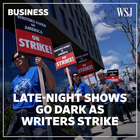 Late-night shows go dark as writers strike