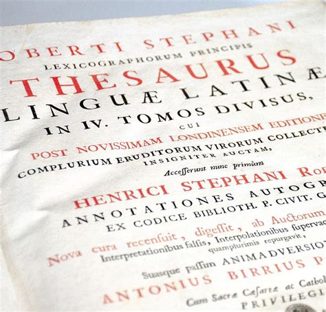 Latein als Sprache des Thesaurus linguae Latinae