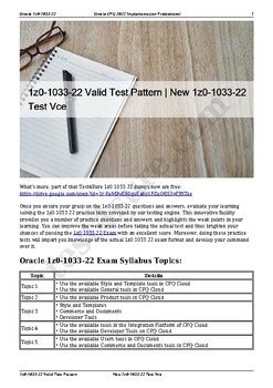 Latest 1z0-1033-24 Test Notes