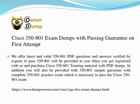 Latest 350-801 Exam Dumps