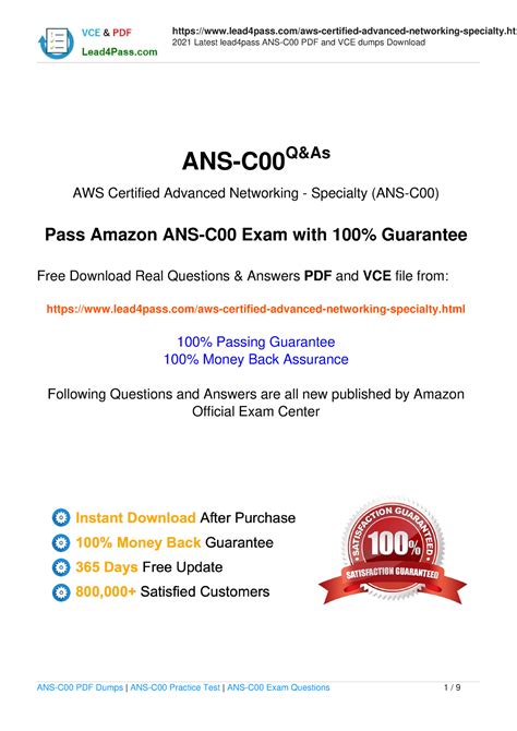 Latest ANS-C00 Exam Practice