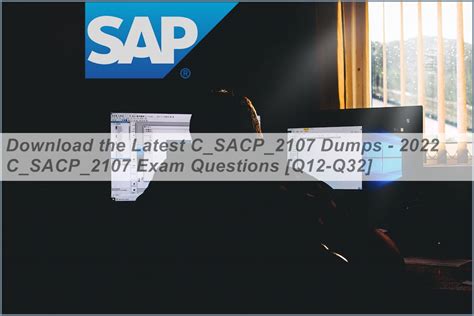Latest C_SACP_2107 Dumps Questions