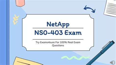 Latest NS0-403 Exam Registration