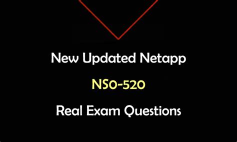 Latest NS0-520 Exam Online