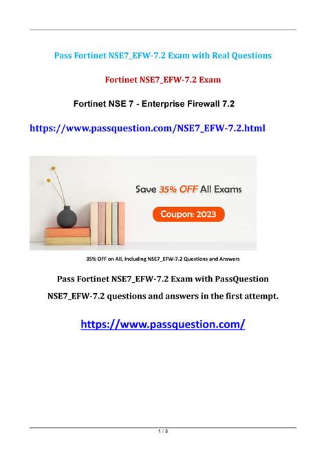 Latest NSE7_EFW-7.2 Exam Testking