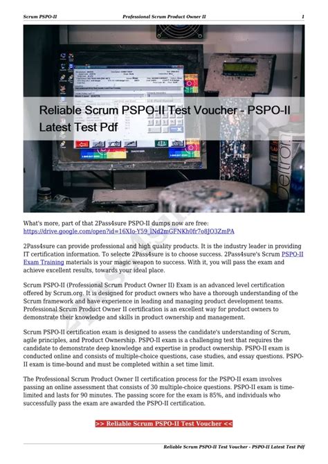 Latest PSPO-II Test Labs