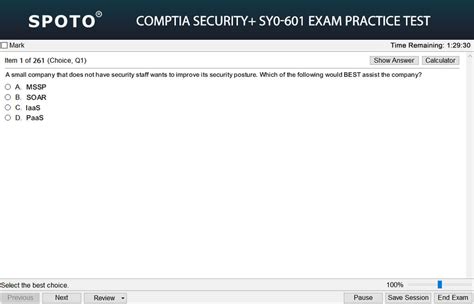 Latest SY0-601 Test Report