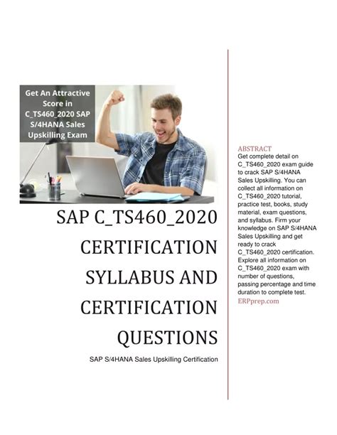 Latest Study C-TS460-2020 Questions