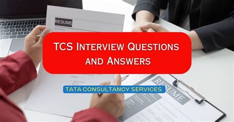 Latest TCS Interview Experience TCS Interview Question and Answers TCS Interview for