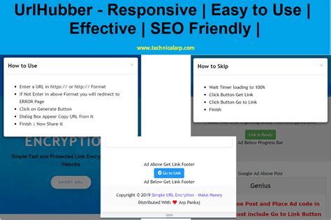 Latest Url Shortener Responsive Template For Blogger