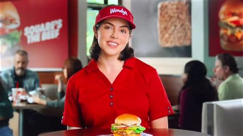 Latest wendy's commercial. Wendy's is currently running a series of commercials that feature a new spokesperson. The spokesperson is a young woman who is shown in various settings, including at a fast food restaurant and in an office. She is shown eating Wendy's food and talking about how much she enjoys it. In one commercial, she even says 