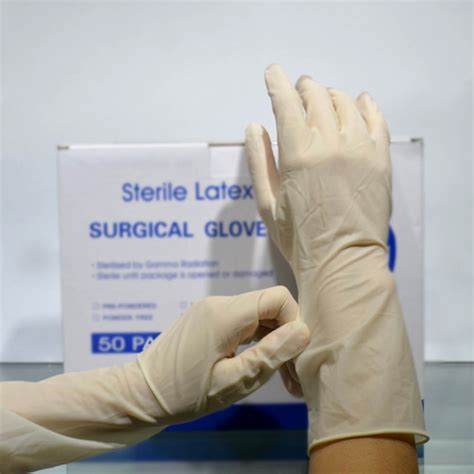 Latex Procedure Gloves Medical Gloves Disposable Gloves