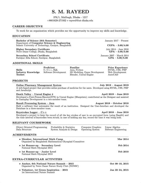 Latex resume templates. This template is provided free of change and without any warranty under a CC0/Public Domain License. A simple and personalized resume template based with Jake's Resume. Published under the MIT License. Produce beautiful documents starting from our gallery of LaTeX templates for journals, conferences, theses, reports, CVs and much more. 