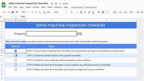 Lathe Checklist 5 Simple, Easy To Follow Lists For Users