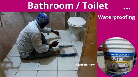 Laticrete SP-100 Toilet Waterproofing Omkar Building Services ...