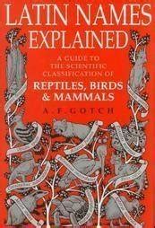 Latin names explained a guide to the scientific classification of reptiles birds and mammals. - Nice 3000 synchronous motor adjusting manual.