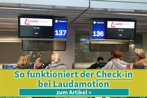 Laudamotion app check in