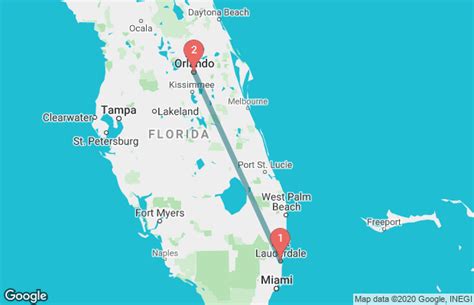 Lauderdale to orlando. Flixbus USA operates a bus from Jacksonville to Orlando Bus Station 5 times a day. Tickets cost $14–60 and the journey takes 2h 49m. Greyhound USA also services this route 4 times a day. Alternatively, Amtrak operates a train from Jacksonville to Orlando twice daily. Tickets cost $6–90 and the journey takes 3h 7m. 