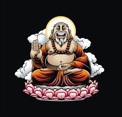 Laughing Buddha Illustration And Graphics Inspiration 111819 by