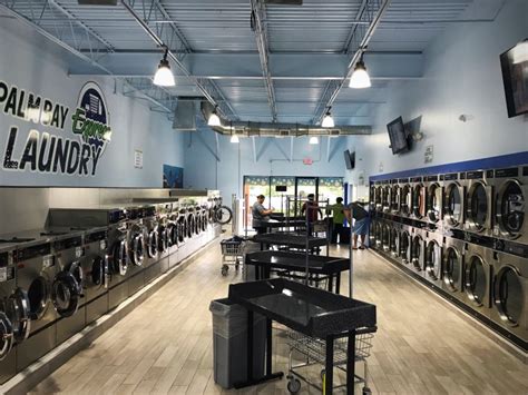  Palm Bay Florida's Premiere Self-Service Laundry Facility. Open 24 Hours, 365 Days a year! Palm Bay's Express Laundromat - 5275 Babcock St NE, Palm Bay, FL 32905. . 