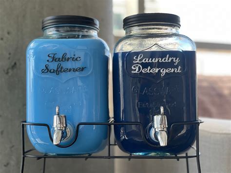 Laundry Glass Container - Etsy