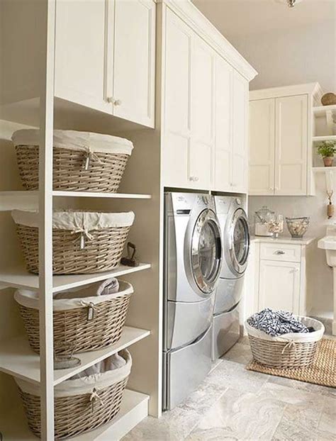 Laundry Room Organization from Woven Laundry Baskets to Glass …