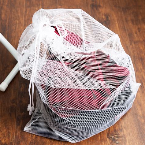 Laundry bag mesh. The Mesh Laundry Bags Also Have A Locking Drawstring Closure Preventing Spill Of Personal Items. Perfect Bag For College Students Living In Dorms, Apartment Dwellers, And Sorting Laundry At Home. These Laundry Bags Can Also Be Used As Storage Bags For Comforters, Blankets And Toys, Or Keep Some In The Car … 