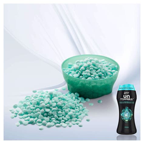 Laundry beads. Using Downy laundry booster beads gives your laundry 4x the long-lasting freshness than with the leading detergent alone, so you can be confident in fresh-smelling clothes all day long. They can be used on all colors and fabrics and are safe to use in all washing machines. 