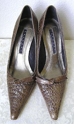 Laundry by Shelli Segal Shoes Pumps Heels Embossed Faux Croc Leather …