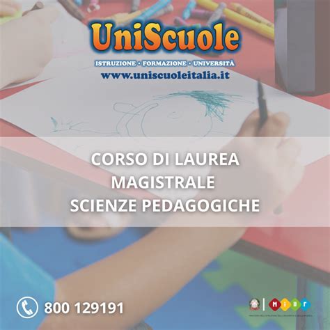 Laurea Magistrale LM-85 in Scienze Pedagogiche