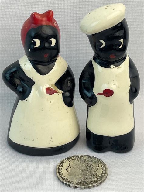 Laurel and Hardy Very Rare Old Pottery Salt And Pepper Pots eBay