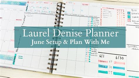 Laurel denise planner. Hello friends! If you don't need to keep track of a lot of daily details, but you are involved with multiple projects, side hustles, or organizations which m... 