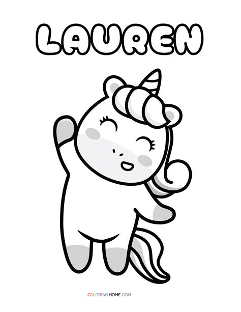 Lauren Color Pages