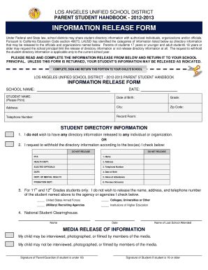 Lausd release permit. The deadline to apply for an interdistrict permit for fall 2023 was June 30, 2023. Any applications received after this date are considered LATE and will be placed on a late list. Students who reside outside the boundaries of SMMUSD may apply to attend school in SMMUSD on an interdistrict permit (interdistrict transfer release) from their ... 