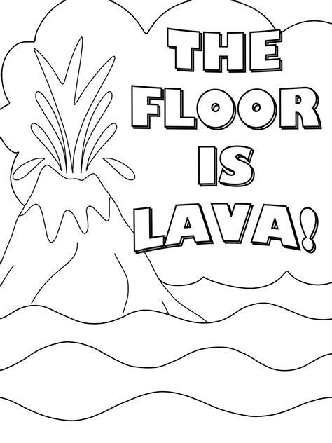 Lava Coloring