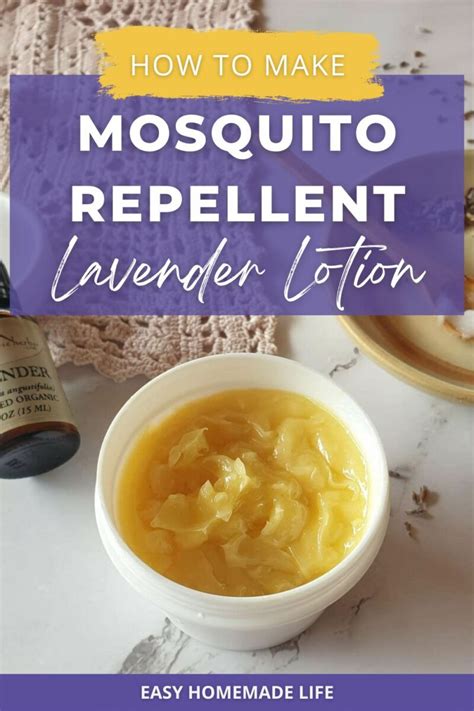 Lavender Lotion for Mosquitoes – Lavender Lotion