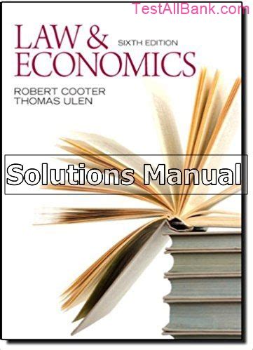 Law and economics cooter solution manual 6th. - Premier colloque international sur l'enseignement du français en chine.