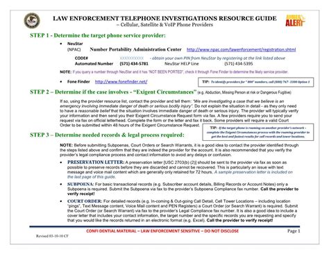 Law enforcement telephone investigations resource guide. - Ge marquette case 8000 service manual.