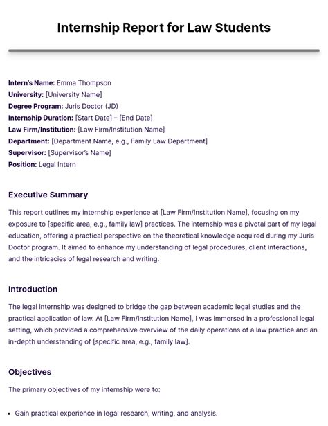 Law student internship report sample pdf. docx), PDF File (. Legal Internship Re...