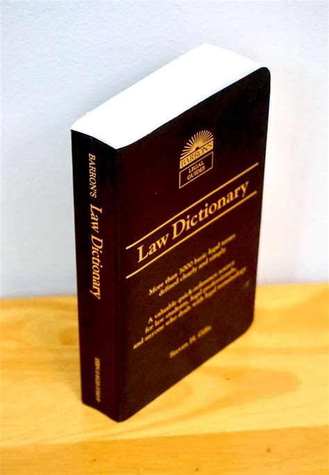 Download Law Dictionary By Steven H Gifis