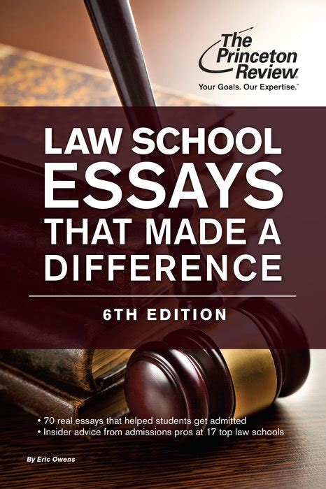 Download Law School Essays That Made A Difference 6Th Edition Graduate School Admissions Guides By Princeton Review