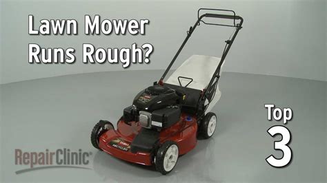 Lawn Mower Runs Rough - Repair Parts - Repair Clinic