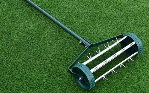 Lawn aeration devices. 18-Inch Push Spike Aerator, Heavy Duty Rolling Lawn Aerator, Rotary Spike Lawn Aerator, Manual Lawn Aeration Equipment with Steel Handle, Suitable for Lawn, Garden, and Yard Grass Aeration. 3.9 out of 5 stars. 144. 800+ bought in past month. $79.99 $ 79. 99. ... Lawn Aerator Coring Tool, Manual Lawn Coring Aerator 15 Core Spikes, Lawn … 