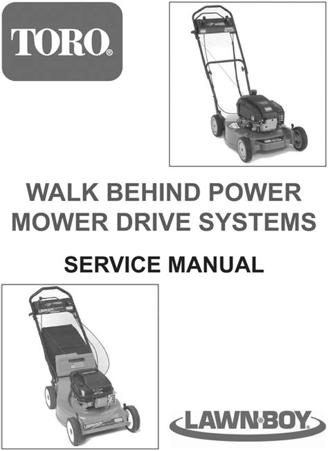 Lawn boy and toro walk behind lawnmower repair manual. - Manual de servicio para farmtrac 300.