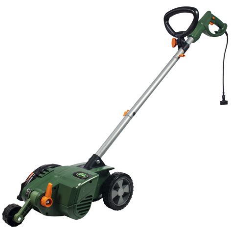 WORX. Electric Lawn Edger and Trencher 7.5-in Push Walk Behind Electric Lawn Edger. 578. • [POWER LIKE THE PROS] The 12 Amp motor spins the 7.5 in blade fast and deep at 4700 revolutions per minute, giving you professional-looking lines and edges. • [3 DEPTH ADJUSTMENTS] Cut down at 1in, 1-1/4in, 1-1/2in depending on the task at hand.